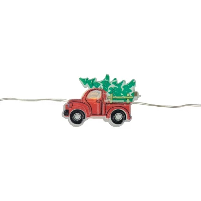 Northlight LED Micro Hauling Truck Christmas Lights - 12" Silver Wire - 20ct 2 Northlight LED Micro Hauling Truck Christmas Lights - 12" Silver Wire - 20ct - Image 2