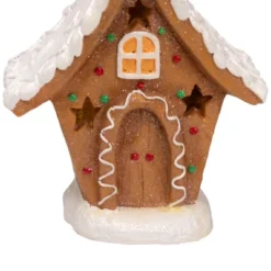 Northlight LED Lighted Gingerbread House With Star Windows Christmas Decoration - 7.25" -Holiday Decoration Store GUEST 9094484d dc80 45da 9282 b04ea98115c2