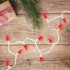 Northlight LED C6 Faceted Christmas Lights - Red - 22.5' White Wire - 70ct