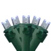 Northlight LED Wide Angle Mini Christmas Lights - Pure White - 75.75' Green Wire - 300ct
