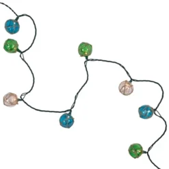 Northlight Natural Jute Wrapped Ball Patio Light Set - Blue And Green - 6' Green Wire - 10ct -Holiday Decoration Store GUEST 935326c1 e7e4 4c64 b653 d08ea3ef235f
