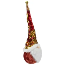Northlight Santa Gnome Head With Sequined Jingle Bell Hat Christmas Decoration - 20" - Gold And Red -Holiday Decoration Store GUEST 94741178 7011 4f82 8502 7bb62bc12742