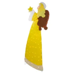 Northlight 72" Lighted 2D Yellow Chenille Angel Outdoor Christmas Decoration -Holiday Decoration Store GUEST 95cd0230 330b 4b19 8eaf 596ec75ece0c