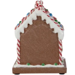 Northlight Pre-Lit LED Gingerbread Candy House Christmas Decoration - 7.5" -Holiday Decoration Store GUEST 961af0ce ae47 4d87 b28e 1deaf7986f67