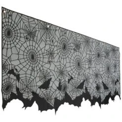 Northlight Spider Webs And Bats Halloween Valance Decoration - 5.25' -Holiday Decoration Store GUEST 98a26948 381f 4975 9f6b b436c8ce539e