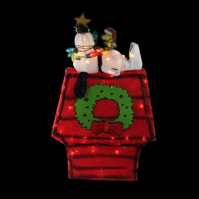 Northlight Lighted Snoopy On Dog House Outdoor Christmas Decoration - 18" - Clear Lights 1 Northlight Lighted Snoopy On Dog House Outdoor Christmas Decoration - 18" - Clear Lights
