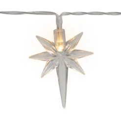Northlight North Star Christmas Light Set - Warm White LED - 3' - Clear Wire - 10ct 10 Northlight North Star Christmas Light Set - Warm White LED - 3' - Clear Wire - 10ct -Holiday Decoration Store GUEST 9ae84f14 d7e2 4ece af8f eded5f3ae2e6