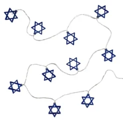 Northlight 10ct Star Of David Lights - White LED - 5' - Clear Wire -Holiday Decoration Store GUEST 9cfe8499 6dc5 4feb ad04 6da07f6f4bf6