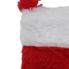 Northlight 6" Red And White Traditional Cuff Mini Christmas Stocking