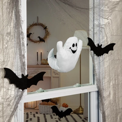 Northlight Ghastly Ghost 3-D Halloween Window Decoration - 10" 1 Northlight Ghastly Ghost 3-D Halloween Window Decoration - 10"