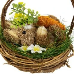 Northlight Sisal Easter Bunny In Woven Basket Decoration - 6.5" -Holiday Decoration Store GUEST 9ebfd4f2 790b 480a 9cb4 65d618ab168a