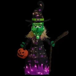 Northlight LED Lighted Witch With Broom Outdoor Halloween Decoration - 39" - Clear Lights 9 Northlight LED Lighted Witch With Broom Outdoor Halloween Decoration - 39" - Clear Lights -Holiday Decoration Store GUEST 9ed02af3 58ce 4fff b75c 04ed455cf93c