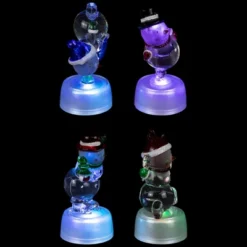 Northlight LED Lighted Color Changing Snowmen Acrylic Christmas Decorations - 4.25" - Set Of 4 -Holiday Decoration Store GUEST a03693ba cdf3 4725 835f 1a0347cb5b40