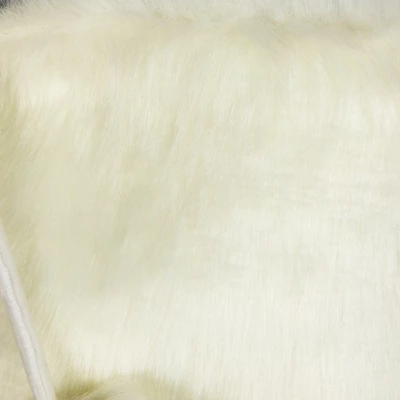 Northlight Polar Bear Faux Fur Christmas Stocking With Pom Poms - 20.5" - White 5 Northlight Polar Bear Faux Fur Christmas Stocking With Pom Poms - 20.5" - White - Image 5