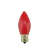 Northlight Pack Of 4 Opaque Red LED C9 Glass Christmas Replacement Bulbs