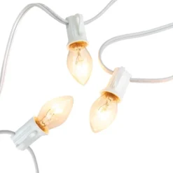 Northlight C7 Christmas String Lights - Clear - 24' White Wire - 25ct -Holiday Decoration Store GUEST a1cc4b58 2efe 40eb a48a 913a9e81c5fa