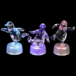Northlight LED Lighted Color Changing Penguin Acrylic Christmas Decorations - 4" - Set Of 3 -Holiday Decoration Store GUEST a3bb662c 965a 4db1 a2be c31f1c0a7023