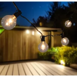 Northlight G50 Globe Christmas Light Set - Clear - 9' Black Wire -10ct -Holiday Decoration Store GUEST a4438032 01c5 42dc b282 f41580773d8b