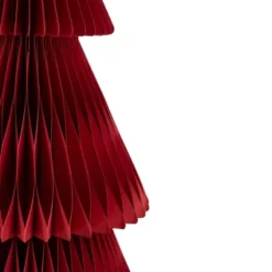 Northlight Tall Foldable Accordion Honeycomb Paper Christmas Tree - 4' - Red -Holiday Decoration Store GUEST a47f2bfb 0d99 4971 be77 5952fa6870d5