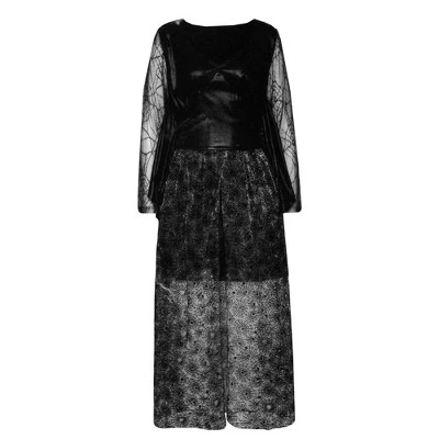 Northlight Black Vampira Women's Halloween Costume - Medium 1 Northlight Black Vampira Women's Halloween Costume - Medium