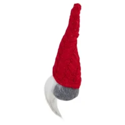 Northlight Gnome With Knitted Hat Christmas Decoration - 8" - Gray And Red -Holiday Decoration Store GUEST a5231101 9932 4928 8b0e 64489546ca6b