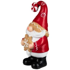 Northlight Gnome Holding Gingerbread Snowflake Cookie Christmas Decoration - 11.5" - Red -Holiday Decoration Store GUEST a9a706d9 a482 47f6 964d b91f841b036d