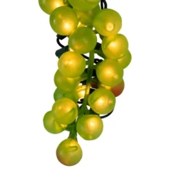 Northlight Grape Cluster Outdoor Patio String Light Set - Green - 6' Green Wire - 5ct -Holiday Decoration Store GUEST aa30d4cb e40a 4c78 8465 6d66c63526b2