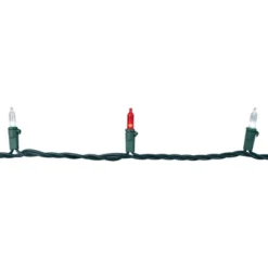 Northlight LED Mini Christmas Lights - Red And White - 33' Green Wire - 100ct -Holiday Decoration Store GUEST aa67b209 a4eb 4c59 b1eb 4bf0a6b6f39b