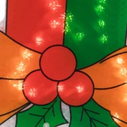 Northlight Lighted Holographic Candle Christmas Window Silhouette Decoration - 17" -Holiday Decoration Store GUEST aca04aa3 9d7f 4b56 b3a3 bb8600c95afc