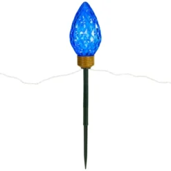 Northlight LED Lighted C9 Style Christmas Pathway Lawn Stakes - 3 Ft - Multi - 3-Count -Holiday Decoration Store GUEST b1001f2f ce50 4860 9f6b d983854209d2