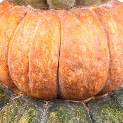 Northlight Tri-Color Pumpkin Stack Fall Harvest Decoration - 19" 6 Northlight Tri-Color Pumpkin Stack Fall Harvest Decoration - 19" - Image 6