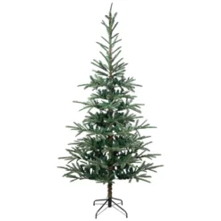 Northlight Real Touch™️ Slim Nordmann Fir Layered Artificial Christmas Tree - 6.5' - Unlit