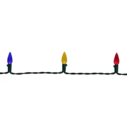 Northlight LED C6 Faceted Christmas Lights - Multicolor - 15.75’ Green Wire - 50ct -Holiday Decoration Store GUEST b26fe486 a410 4e47 ba44 1e3e59bcbddd