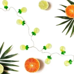 Northlight LED Pineapple Indoor Outdoor Patio Light Set - 4.5' Clear Wire - 10ct -Holiday Decoration Store GUEST b2b553b0 88e2 4be9 a752 76d56225016e