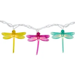 Northlight Dragonfly Patio Lights - 7.25' White Wire - 10ct -Holiday Decoration Store GUEST b2f3e758 bbbb 4007 ba65 98fb5fb47335