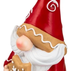 Northlight Gnome Holding Gingerbread Snowflake Cookie Christmas Decoration - 11.5" - Red -Holiday Decoration Store GUEST b487e39f c6f1 483f 83f1 524560af3a2e
