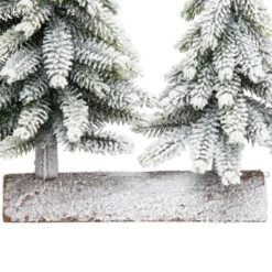 Northlight Frosted Pine Tree Duo Christmas Decoration - 12" - Unlit -Holiday Decoration Store GUEST b49d3a34 6433 487b bd7b e012e3020286