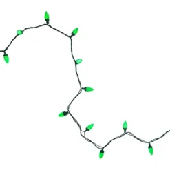 Northlight LED C7 Faceted Christmas Lights - Green - 20.25' Green Wire - 50ct -Holiday Decoration Store GUEST b59eac08 a4fb 43f3 917c 0d43ed3711cc