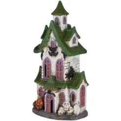 Northlight LED Lighted Haunted House With Skulls Halloween Decoration - 22.75" -Holiday Decoration Store GUEST b5e287cf 0b9b 4b7f 9a48 b7fd02188eac