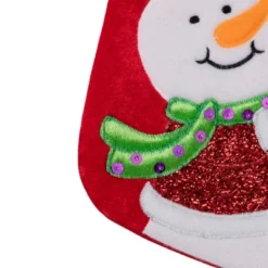Northlight 20.5" Red And White Embroidered Snowman With Glitter Christmas Stocking -Holiday Decoration Store GUEST b618b993 9536 4255 8d1c 8f07120f8d97