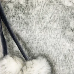 Northlight Silver Fox Faux Fur Christmas Stocking With Pom Poms - 20.5" -Holiday Decoration Store GUEST b6813931 8674 49cd bdaa c488e9747490