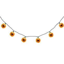 Northlight Sunflower Patio Light Set - 6' Green Wire - 10ct -Holiday Decoration Store GUEST b76184a1 0b3e 4db4 a1b7 9da617f2ba3d