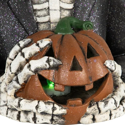 Northlight LED Lighted Skeleton With Jack-O-Lantern Halloween Decoration - 23.5" 6 Northlight LED Lighted Skeleton With Jack-O-Lantern Halloween Decoration - 23.5" - Image 6