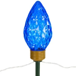 Northlight LED Lighted C9 Style Christmas Pathway Lawn Stakes - 3 Ft - Multi - 3-Count -Holiday Decoration Store GUEST b9c429cf 0dda 4444 889c 802496959fad