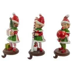 Northlight Standing Christmas Elves Stocking Holders - 8.5" - Set Of 3 -Holiday Decoration Store GUEST bcb7d16c 62c7 4093 89f8 e28f427b2dd3