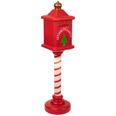Northlight Lighted Letters To Santa Mail Box Blow Mold Outdoor Christmas Decoration - 40.5" 4 Northlight Lighted Letters To Santa Mail Box Blow Mold Outdoor Christmas Decoration - 40.5" - Image 4