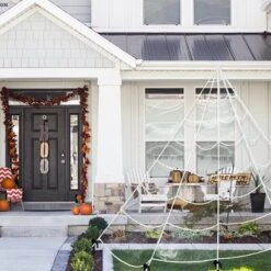 Northlight Giant Outdoor Spider Web Halloween Decoration - 9.8' - White -Holiday Decoration Store GUEST bd77f44a 1a44 404a 8d99 8e4771e788fb