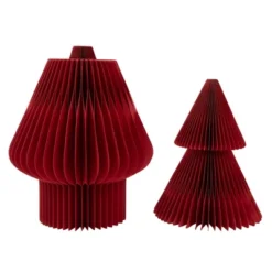 Northlight Accordion Honeycomb Foldable Paper Christmas Tree - 3' - Red -Holiday Decoration Store GUEST bd8c1e1d a80b 4dfc a5dc c094fc71c06b