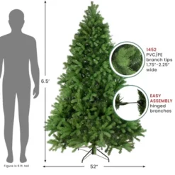 Northlight Real Touch™️ Full Noble Fir Artificial Christmas Tree - Unlit - 6.5' -Holiday Decoration Store GUEST be63e8b4 a953 4cda 908b f196f802a075