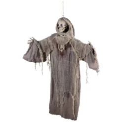 Northlight 36" Prelit Touch Activated Death Reaper Hanging Halloween Decoration - White/Gray -Holiday Decoration Store GUEST c017a560 726c 4c8a 93ed 73ac1ae78bc7
